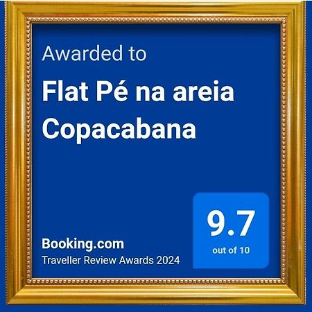 Flat Copacabana Pe Na Areia Rio de Janeiro Exterior foto